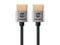 Monoprice HDMI High Speed Cable, 4K@60Hz, HDR, 18Gbps, 1 Foot, Black - Ultra Slim Series