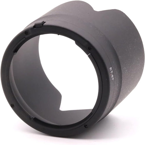 Lens Hood, ET-87 Reversible Camera Lens Sun Shade Replacement for Canon EF 70-200mm f/2.8L is III USM Black