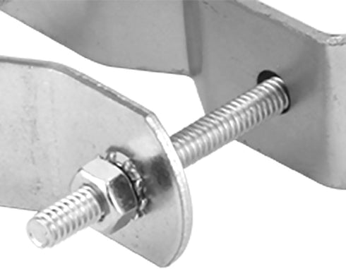 Skywalker 4” Heavy-Duty Wall Mount Pair for TV Antenna Mast with 2 Brackets & Lag Bolts