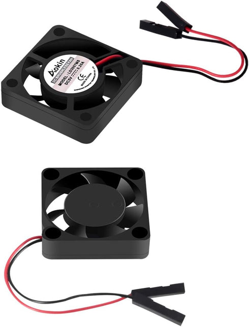 Aokin Cooling Fan for Raspberry Pi, DC 5V/3.3V Brushless CPU Cooling Fan with Screws, 4 Pack for Raspberry Pi Models