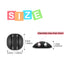 Shintop Cable Clips, 6 Pack Black Double Cord Holder Adhesive Cable Management Wire Organizer for Organizing Desk Nightstand Car Phones Chargers