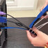 1000pcs 4 Inch, 4 Small White Zip Ties Mini Cable Ties Tiny Zipties In Micro Self Locking Plastic Clear Tie Wraps Thin
