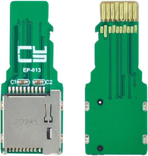 Cablecc TF Micro SD Male Extender to TF Card Female Extension Adapter for PCBA SD/SDHC/SDXC UHS-III UHS-3 UHS-2
