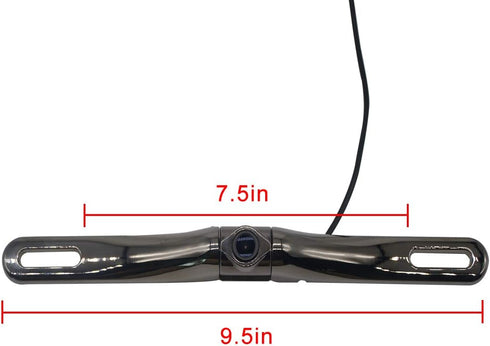 HD Backup Camera - 170 Wide Angle, Universal License Plate, IP69 Waterproof for Cars and Trucks