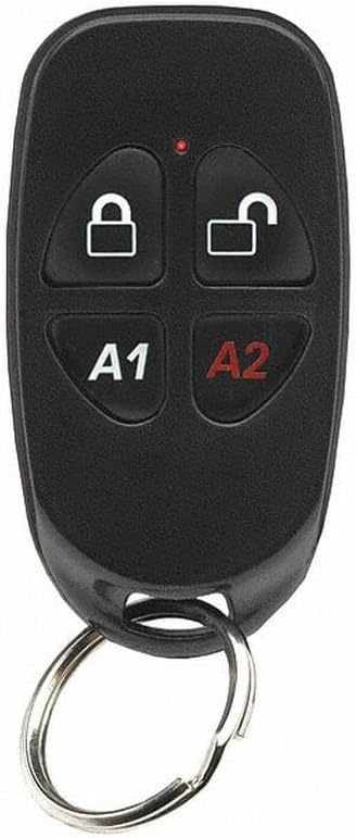 GEM-KEYF Compact 4-Button Key-Chain Remote, One Pack