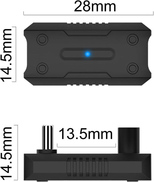 180 Degree Angle USB C Adapter (2 Pack), U Shape USB C Male to USB C Female PD 140W Extender Connector for Laptop,