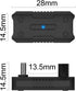 180 Degree Angle USB C Adapter (2 Pack), U Shape USB C Male to USB C Female PD 140W Extender Connector for Laptop,