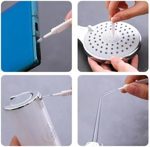 Phone Mini Cleaning Brush Kit, Anti-Clogging Nylon Cleaner for Phone Speaker and Receiver, Multifunctional Cleaning