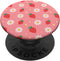 Pink Strawberry White Daisy Flowers Kawaii Pastel Aesthetic PopSockets Standard PopGrip