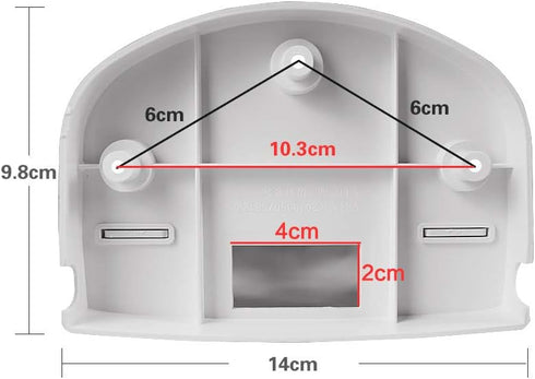 Universal Wall Ceiling Mount Bracket for Security CCTV Hikvision Dome Camera, Security Camera Mount Bracket