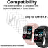 Screen Protector Compatible with IDW19 1.8” MILOUZ aeac KALINCO Quican Hoowel Veryfit Smart Watch, Soft TPU, 6-pack, Bubble Self-healing