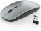 YABBOQ Wireless Mouse, Ergonomic 2.4G Optical Wireless Mouse with 4 Buttons, 800/1200/1600 DPI,