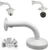 Security Camera Mount Bracket, Aluminum L-Type Wall Mount for Dome IP Cameras, Universal Junction Box