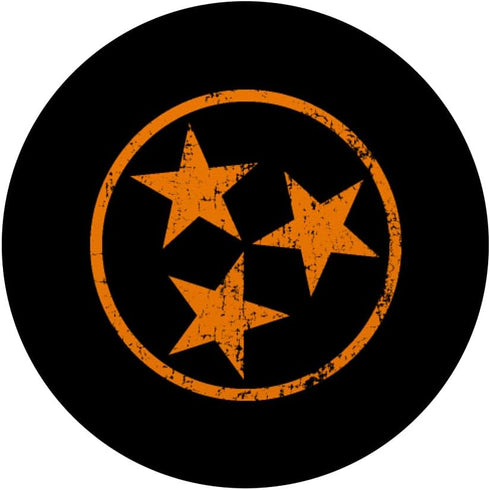 Cute Vintage Orange Tennessee Flag Gift for Women PopSockets Standard PopGrip