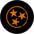 Cute Vintage Orange Tennessee Flag Gift for Women PopSockets Standard PopGrip