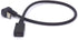 U Shaped Type C to Micro USB Cable, 180 Degree Angle USB-C Male to Micro USB Female Adapter for Charge and Sync (25cm)