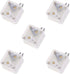 Acxico 5Pcs 223p Duplex Radio Variable Capacitor - 60pf/140pf 2.1mm Hole Shaft for Pocket Radio Accessories