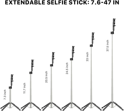 M MYBAT PRO 4 1 MYBAT PRO Selfie Stick Tripod with Remote, in Extendable Portable Bluetooth Selfie Stick & Phone Tripod