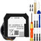Samsung Gear S2 Classic SM-R732/Gear S2 SM-R720 Replacement Battery EB-BR720ABE with Adhesive Tool Repair Kit & Screws