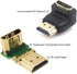 VCE HDMI 90 Degree Adapter 2-Pack, Right Angle Male to Female L-Shape Connector with 4K@60Hz for TV Stick, HDTV, PC