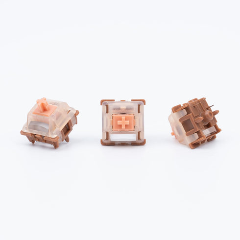 GATERON Mars Keyboard Switch, Linear 45gf RGB 5 Pin Pre-lubed for MX Mechanical Keyboard (35PCS)