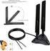 Dual Band 2.4GHz 5GHz 5.8Ghz RP-SMA Gaming WiFi 6E Wireless Antenna with Magnetic Base for Intel AX201 AX200 PCIe NGFF