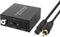 Bi-Directional Coax Digital Audio Adapter - Converter for Coax to Optical or Optical to Coaxial