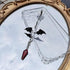 YLiiii 2Pcs Y2K Black Winged Mobile Phone Chain Pendant,Decor,Goth Phone Charm Pendant, Kawaii-Key Chain for Bag,Cute
