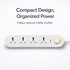 Meeneso 4 6A 250V 1.5 6mm Heavy Duty Socket Extension Board with Master Switch, Power Strip, Pure Copper Wiring