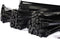 SYD 4 Inch Length, 18lb Small Size Self Locking Nylon Cable Zip Ties - 1000 Piece (Black)