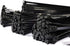 SYD 4 Inch Length, 18lb Small Size Self Locking Nylon Cable Zip Ties - 1000 Piece (Black)
