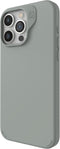 ZAGG Manhattan Snap Case for iPhone 15 Pro Max, Premium Silicone, Durable Graphene Material, Sage Green
