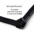 xiwai 13cm USB 2.0 Type-A Male to Male Female Data Flat Slim FPC Cable for Disk, FPV & Phone