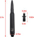 AUTOXBERT 5.7 Inch 2007-2021 Aluminium FM Aerial Antenna Radio Short Black Replacement Car Stereo Radio Signal