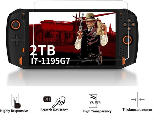 Zshion Screen Protector Compatible with OneXPlayer 2 8.4 inch,9H Hardness Tempered Glass Protective film,Scratch Resistant Anti-Fingerprint Crystal Clear