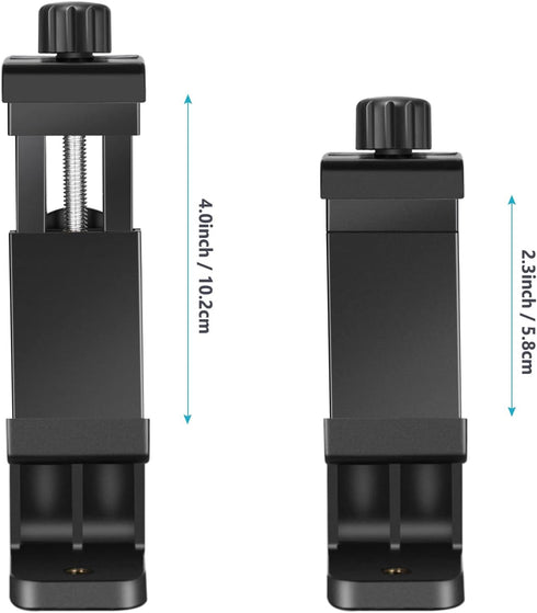 Neewer Smartphone Holder Vertical Bracket - 1/4-inch Tripod Mount Phone Clip Tripod Adapter for iPhone 13/13 Pro/13 Pro