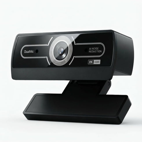 Diccik 2K Webcam with Microphone, 1440P QHD Web Cam for Desktop Computer, Plug