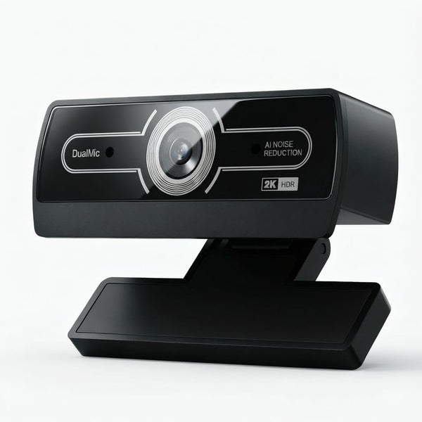 Diccik 2K Webcam with Microphone, 1440P QHD Web Cam for Desktop Computer, Plug