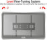 Generic 26-55 Inch 40Kg/Vesa400*400/Upper Lower-10~10 Double Pendulum Large Base TV Stand Bearing