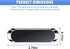 Tuxihapp Magnetic Phone Car Mount, Flat Stick on Car Phone Holder with Metal Plate for Dashboard Wall, Universal