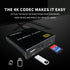 COSOWELL 4K H.265 H.264 MP4 MP3 Media Player for USB Drive & SD, Ultra HD Digital Signage Player with HDMI/AV Output