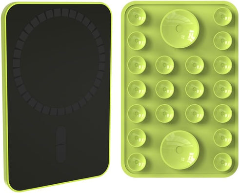 NTidea Magnetic Phone Case Mount with 2 Big Silicone Suction Cup for Mag