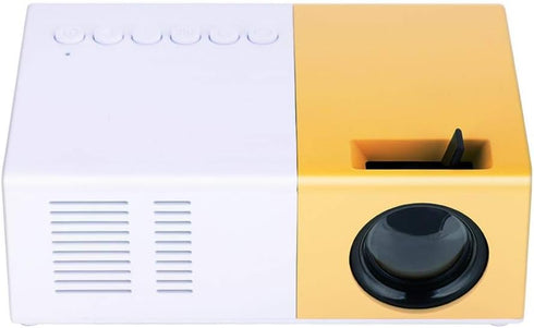 Mini Portable Projector, 16:9 320×240P 1080P 1500lm Full HD Movie/Photo/Music Handheld Projector for Kids Gift/Home