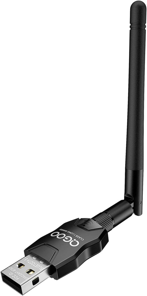 USB Bluetooth Adapter 5.3 for Desktop PC, Long Range Class 1 EDR Bluetooth Dongle Receiver for Laptop, Supports Windows