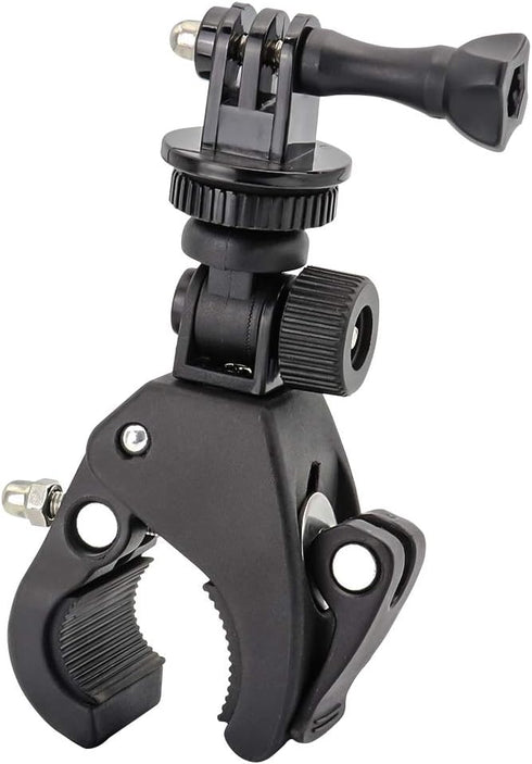 Easy-Mounted Gun/Rod/Bow Camera Clamp with 1/4 Thread for GoPro Hero Series, Hunting Camera Accessory