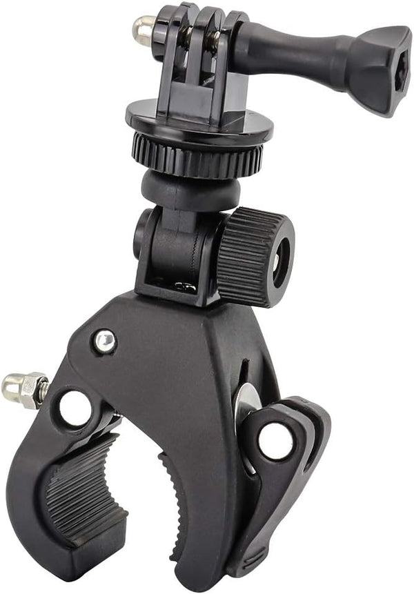 Easy-Mounted Gun/Rod/Bow Camera Clamp with 1/4 Thread for GoPro Hero Series, Hunting Camera Accessory