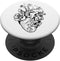 Funny Heart Anatomy Flowers PopSockets Swappable PopGrip, Anatomical Heart and Human Design