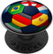 Cute Soccer Ball with Flags Football Goal Gifts PopSockets Standard PopGrip