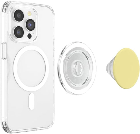 PopSockets Phone Grip - Butter Yellow PopGrip for MagSafe
