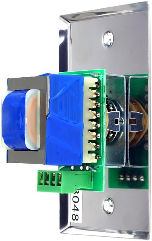 Skywalker Saga Stainless Steel Volume Control Wall Plate (35W 25/70.7V) by Skywalker